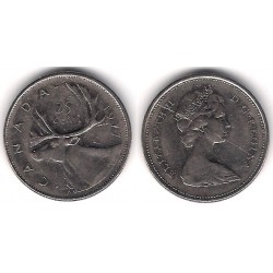 (62b) Canadá. 1977. 25 Cents (MBC)