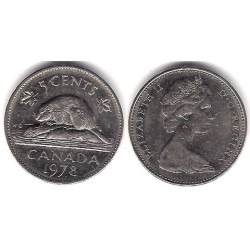 (60.1) Canadá. 1978. 5 Cents (MBC)