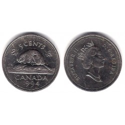 (182) Canadá. 1994. 5 Cents (MBC)