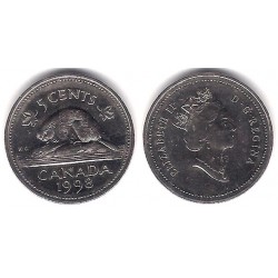 (182) Canadá. 1998. 5 Cents (MBC+)