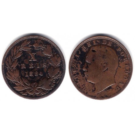 (526) Portugal. 1884. 10 Reis (MBC)