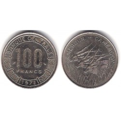 (15) Camerún. 1972. 100 Francs (MBC+)