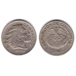 (212.2) Colombia. 1959. 10 Centavos (MBC)