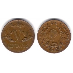 (206) Colombia. 1963. 5 Centavos (MBC)