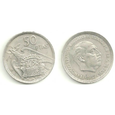 Estado Español. 1957*(60). 50 Pesetas (EBC)