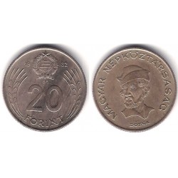 (630) Hungria. 1982. 20 Forint (MBC)