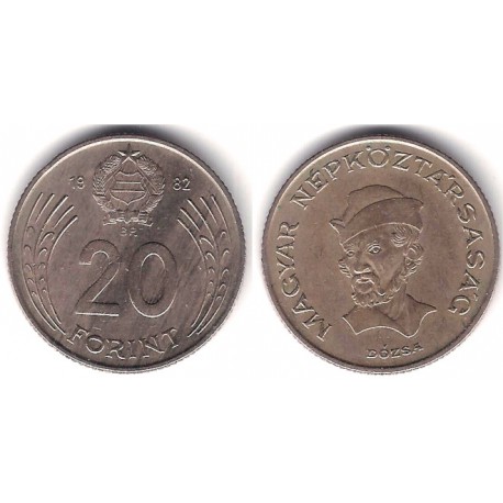 (630) Hungria. 1982. 20 Forint (MBC)