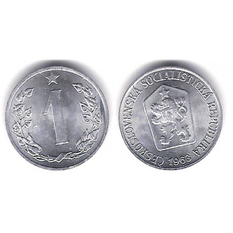 (51) Checoslovaquia. 1963. 1 Haler (SC)