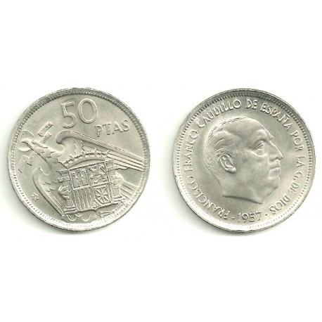 Estado Español. 1957*(58). 50 Pesetas (EBC)