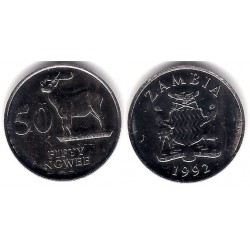 (30) Zambia. 1992. 50 Ngwee (SC)