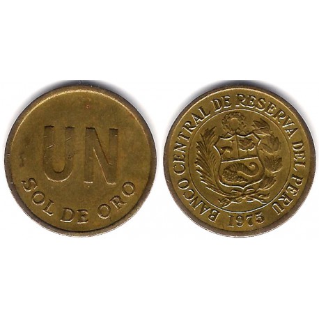 (266.1) Perú. 1975. 1 Sol de Oro (MBC)
