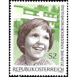 Austria. 1969. 2 Schilling. 20 Aniv. Movimiento Aldea Infantil (Nuevo)