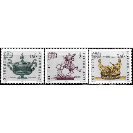 Austria. 1971. Serie Completa. Tesoros de Austria (Nuevo)