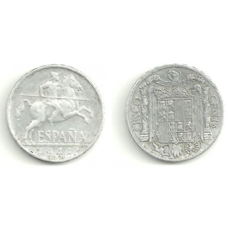 Estado Español. 1941. 5 Céntimos (MBC)