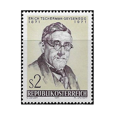 Austria. 1971. 2 Schilling. Erich Tschermark -Seysenegg (Nuevo)