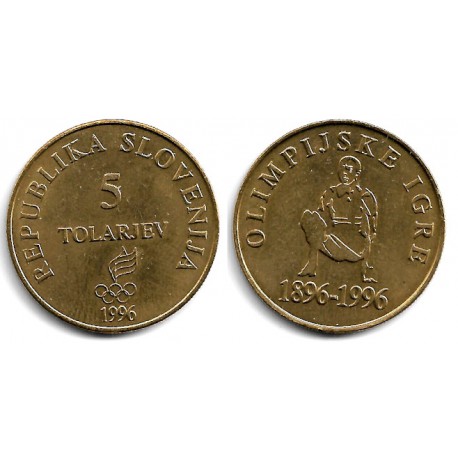 (33) Eslovenia. 1996. 5 Tolarjev (SC)