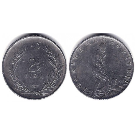 (893.1) Turquía. 1967. 2½ Lira (MBC)