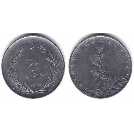 (893.2) Turquía. 1970. 2½ Lira (MBC)