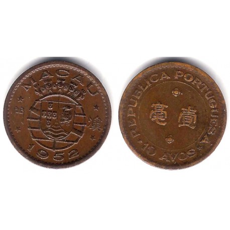 (2) Macao. 1952. 10 Avos (MBC)