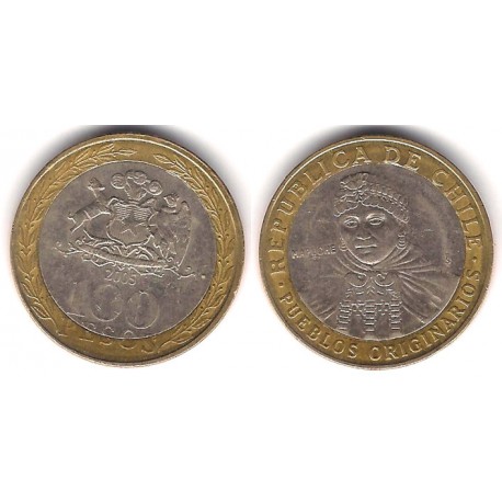 (236) Chile. 2005. 100 Pesos (MBC)
