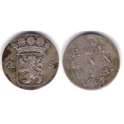 (48) Países Bajos. 1767. 2 Stuivers (BC) (Plata)