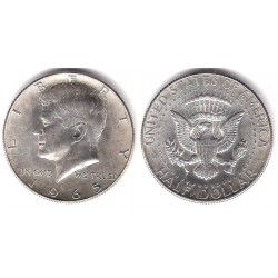 (202a) Estados Unidos de América. 1965. Half Dollar (SC) (Plata)