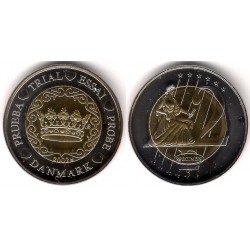 Dinamarca. 2002. 2 Euro (SC) Prueba. Specimen