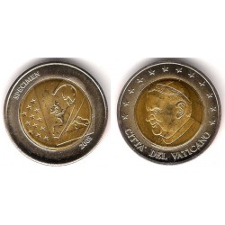 Ciudad del Vaticano. 2005. 2 Euro (SC) Prueba. Specimen