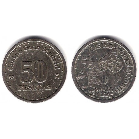 Casino Gran Madrid. 50 Pesetas (MBC)
