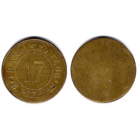 Francisco Flor. 2 Pesetas (EBC)