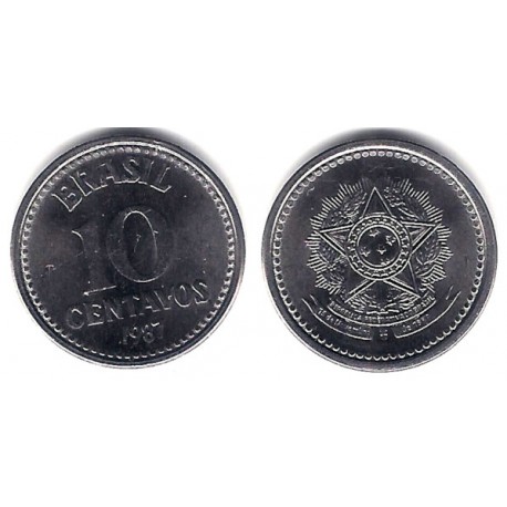 (602) Brasil. 1987. 10 Centavos (SC)