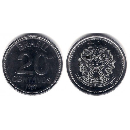 (603) Brasil. 1987. 20 Centavos (SC)