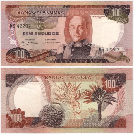 (101) Angola. 1972. 100 Escudos (EBC+)