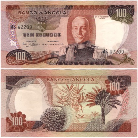 (101) Angola. 1972. 100 Escudos (EBC+)