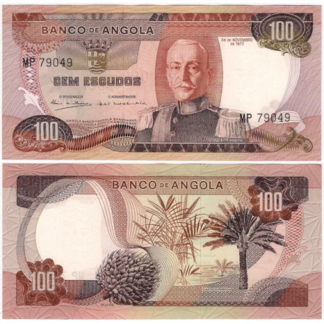 (101) Angola. 1972. 100 Escudos (EBC+)