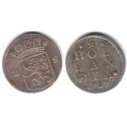 (48a) Países Bajos. 1787. 2 Stuivers (BC) (Plata)