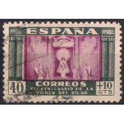 (893) 1940. 40 + 10 Céntimos. Camarín de Nuestra Señora (Usado)