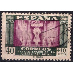 (893) 1940. 40 + 10 Céntimos. Camarín de Nuestra Señora (Usado)