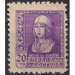 (855) 1939. 20 Céntimos. Isabel la Católica (Nuevo)