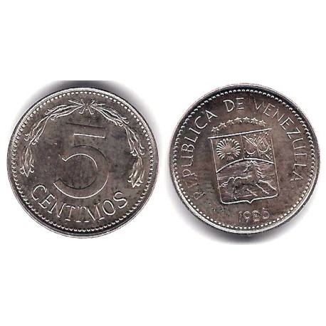 (Y49b) Venezuela. 1986. 5 Centimos (SC)