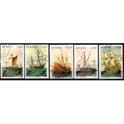 Guyana. 1990. Serie Naval (Usado)