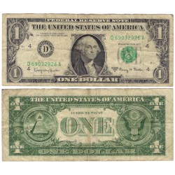 (443b) Estados Unidos de América. 1963(A). 1 Dollar (BC+)