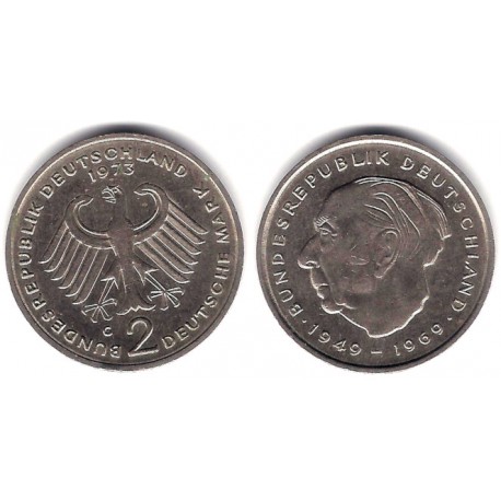 (A127) Alemania. 1973(G). 2 Mark (MBC)