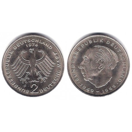 (A127) Alemania.1974(F). 2 Mark (MBC)