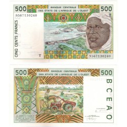 (810T) Estados África Oeste. 1994-95. 500 Francs (SC) T- Togo
