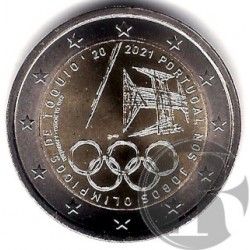 Portugal. 2021. 2 Euro (SC) Juegos Olímpicos Tokio