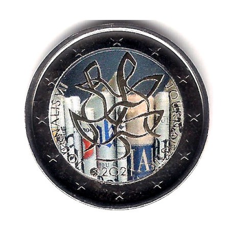 Finlandia. 2021. 2 Euro (SC) Coloreada