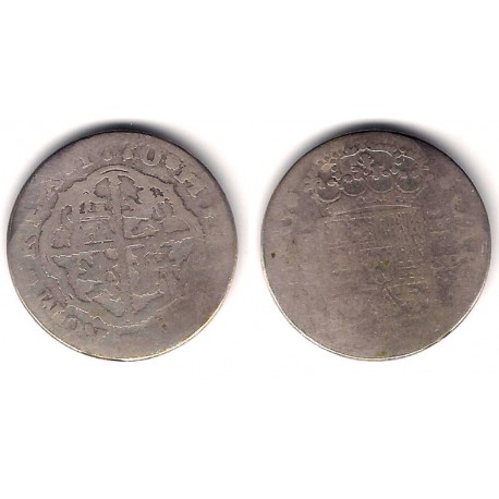 Carlos III. 1770. 2 Reales (BC/BC-) (Plata) Ceca de Madrid JP. Falsa de Época