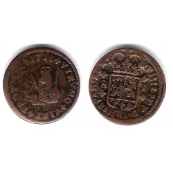 Felipe V. 1718. 1 Maravedi (BC) Ceca de Barcelona