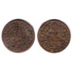 Felipe V. 1743. 4 Maravedi (BC/BC-) Ceca de Segovia